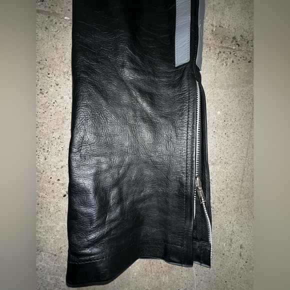 CUSTOMMADE Pants Custom Leather Pants With Zips Bottom Poshmark
